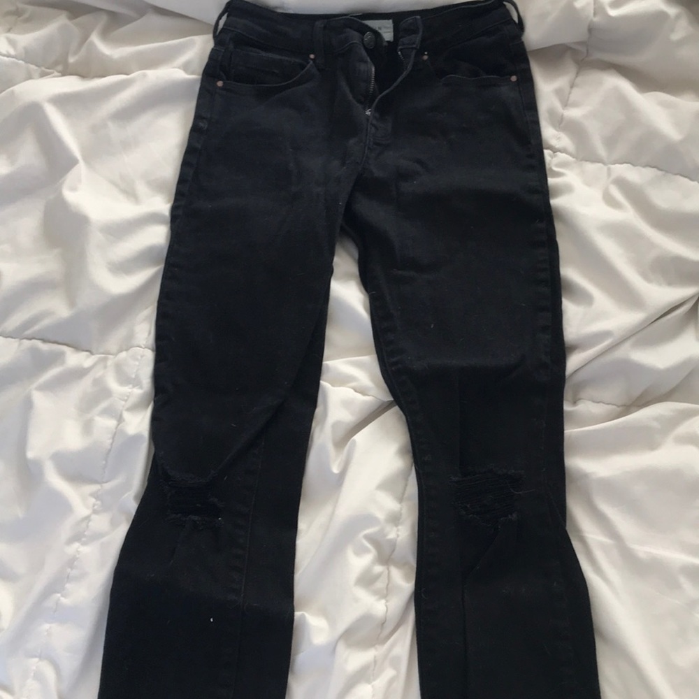 Pacsun high rise black skinny jeans